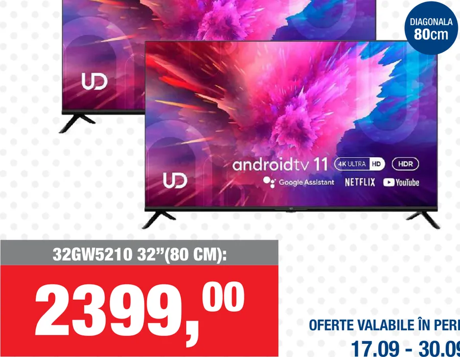 Телевизор UD Smart TV 32GW5210, 32” (80 см)