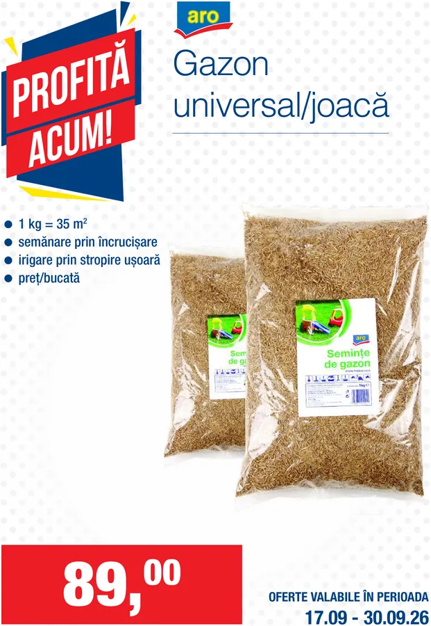 aro Semințe de gazon universal / pentru terenuri de joacă, 1 kg
